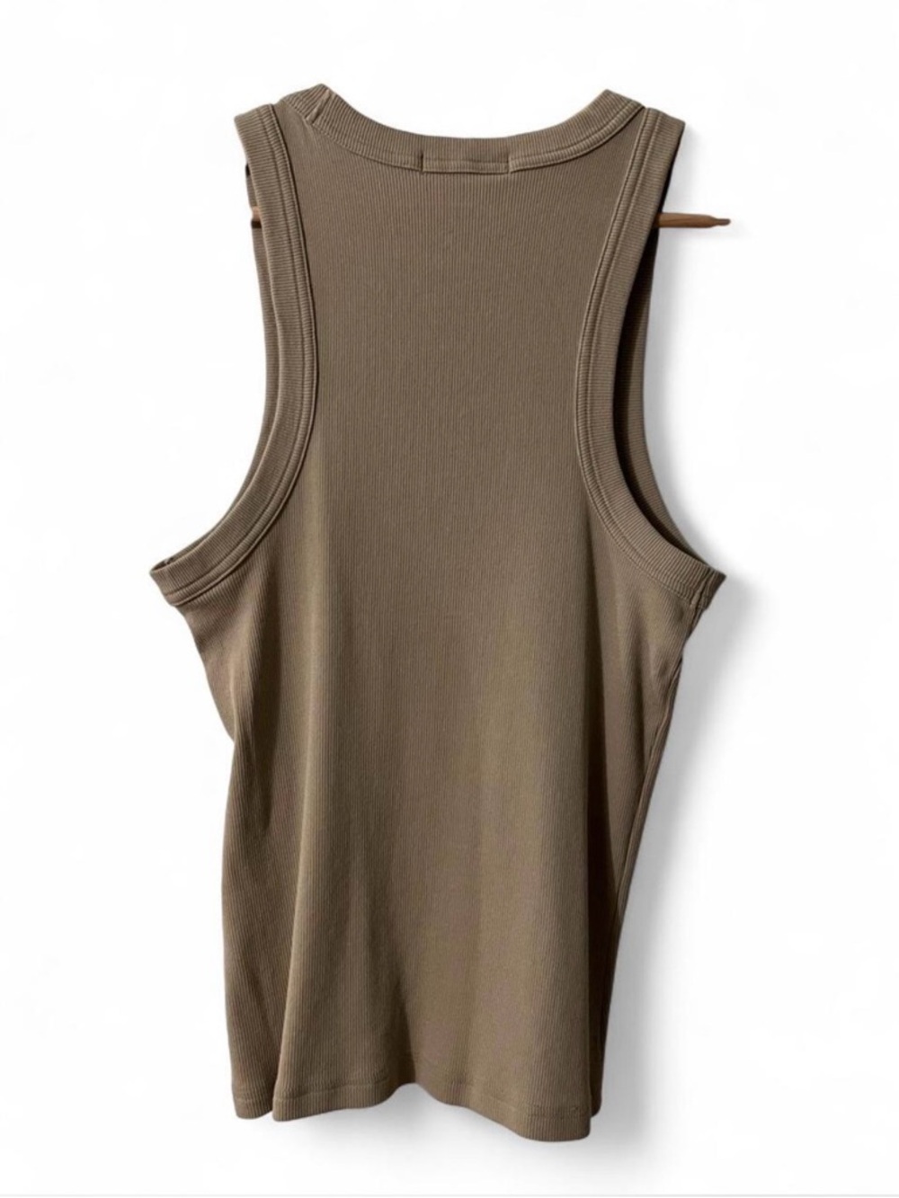 Banana Republic Olive Ribbed Tank Top - Picture 3 of 3